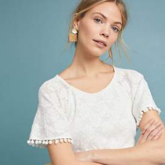 Anthropologie Tops - Anthropologie, Eri + Ali, Sz S White Top